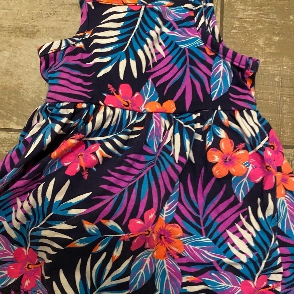 NWT Carter's floral dress with pink sweater set
